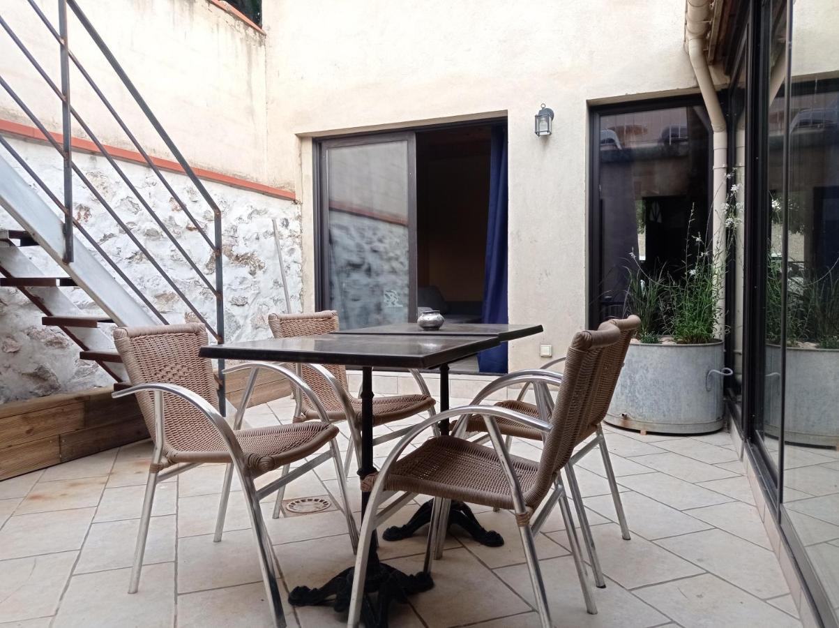 Maison De Charme Avec Patio Et Terrasse De Toit Estagel Buitenkant foto